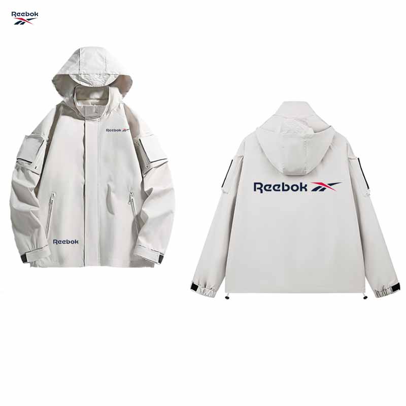 Mountain Biking Rain Jacket - Куртка с капюшоном и логотипом Reebok