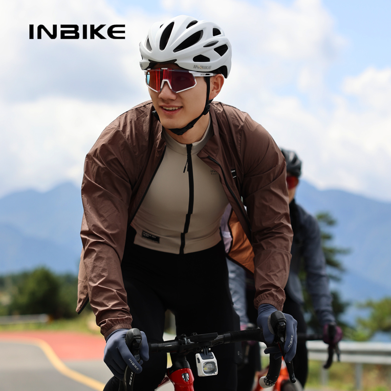 Mountain Biking Rain Jacket - Ветровка INBIKE мужская с длинным рукавом,