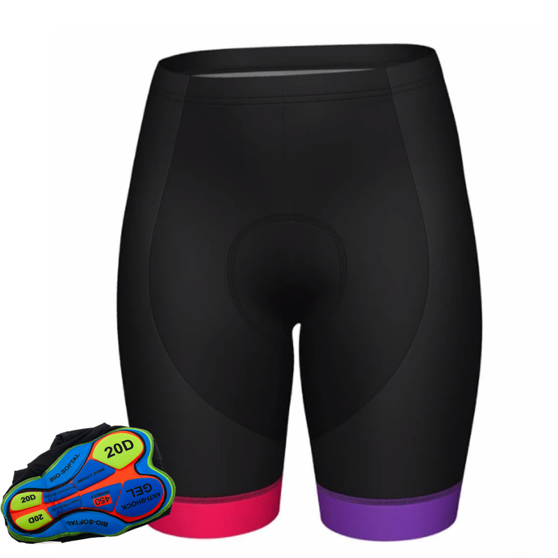 Mountain Biking Shorts Women - 20D велосипедные колготки с гелевой подкладкой