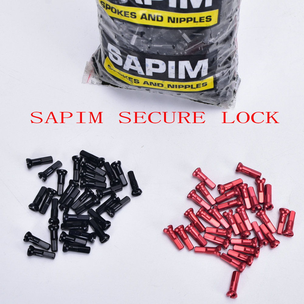 Spoke Nipple Brass - SAPIM SECURE LOCK NIPPLES Внешний ЧЕРНЫЙ