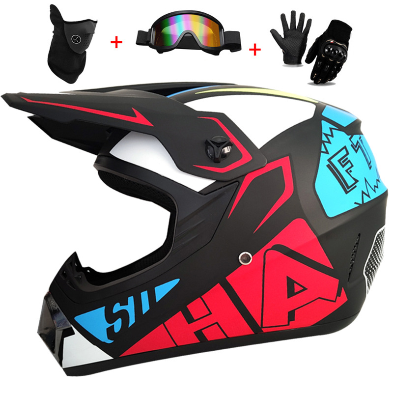 Mountain Biking Protective Gear - Комплект из 3 детских внедорожных шлемов,