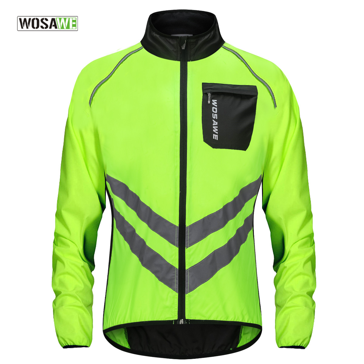 Mountain Biking Rain Jacket - WOSAWE Велосипедная куртка от дождя Высокая