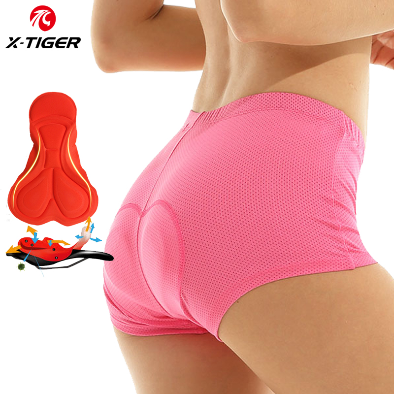Mountain Biking Shorts Women - Женское Велосипедное нижнее белье X-TIGER с