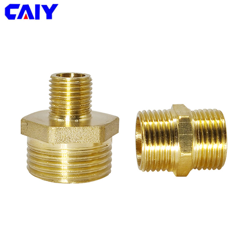 Spoke Nipple Brass - Латунная труба, шестигранный ниппельный фитинг 1/8