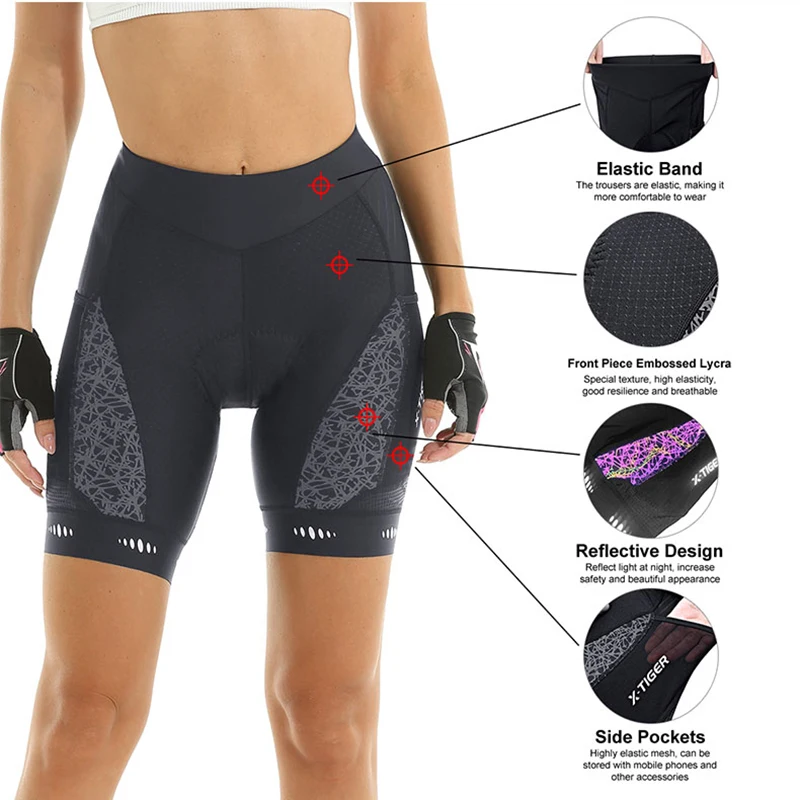 Женские велосипедные шорты X-T – обзор и цена Mountain Biking Shorts Women
