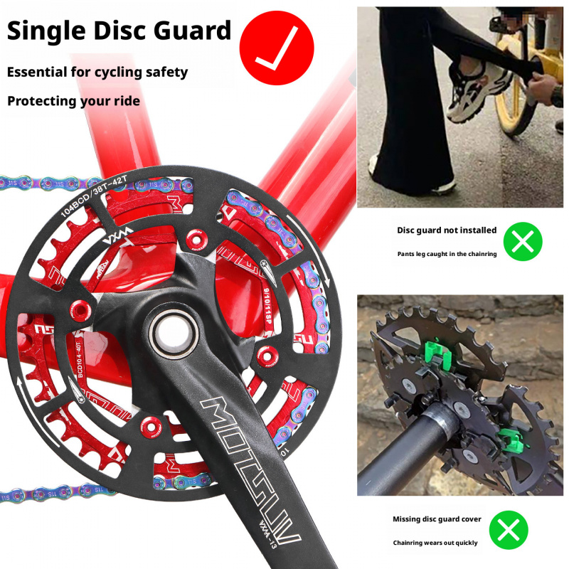 Защита цепи 104 BCD для горног – обзор и цена Mountain Biking Protective Gear