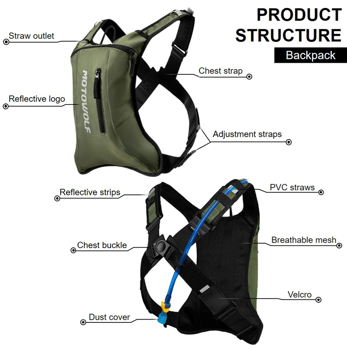 Мотоциклетный велосипедный рюк – обзор и цена Mountain Biking Hydration Pack
