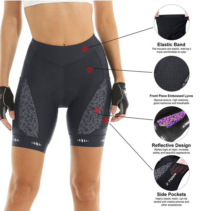 Велосипедные шорты X-TIGER для – обзор и цена Mountain Biking Shorts Women