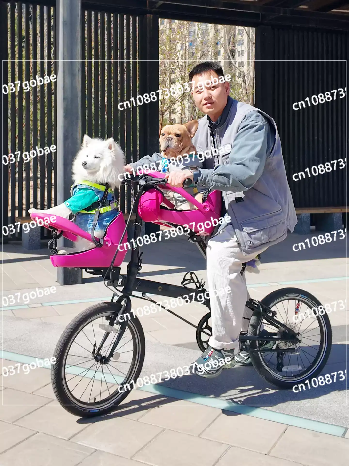 Подходит для складных велосипе – обзор и цена Mountain Biking With Dog
