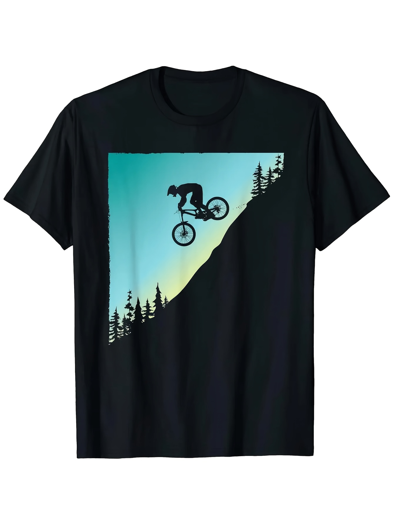 Мужская футболка для горного в – обзор и цена Mountain Biking Jumps